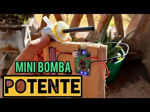 Como hacer una potente mini bomba de agua