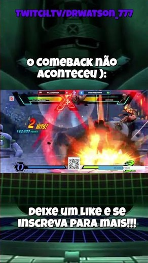 ARTHUR COMEBACKOU NÃO #games #viral #FGC #youtube #shorts #umvc3 #marvel