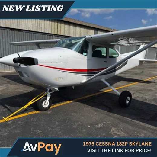 New Aircraft ✈ For Sale By Absolute Aviation 1975 Cessna 182P Skylane...