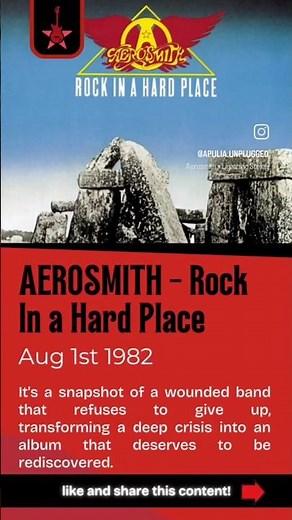 AEROSMITH – Rock In A Hard Place (1982) 🤘#Aerosmith #RockInAHardPlace #HardRock #AlbumReview