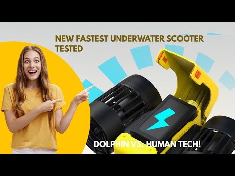 NEW Fastest Underwater Scooter Tested | Dolphin vs. Human Tech!