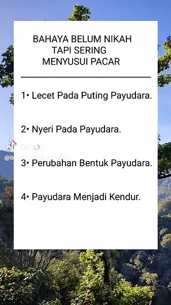 Bahaya Menyusui Pacar Sebelum Menikah - Mitos dan Fakta