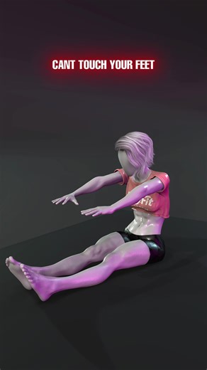 Can’t Touch Your Toes? Try This Instead #flexibilitytips #hamstringstretch #mobilitywork #lazyfit #stretchsmart