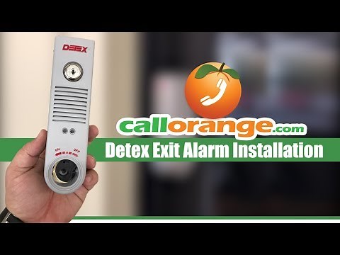 Detex Exit Alarm Installation & Test | CallOrange Locksmith & Security