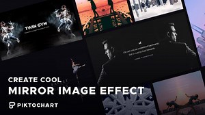 In this video tutorial, we will walk you through creating a cool mirror image effect in Piktochart so that you can amplify your message or concept using nothing else other than a single photo and a quote. Try it out for yourself! | Piktochart