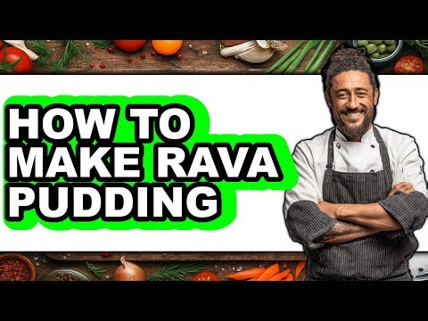 How To Make Rava Pudding - Step By Step