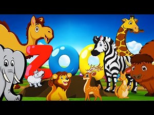 Zoo Animals for Kids - Toy Factory Cartoon | Zoo for Toddlers