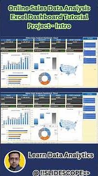 Online Sales Data Analysis Excel Dashboard Tutorial - Project - Intro