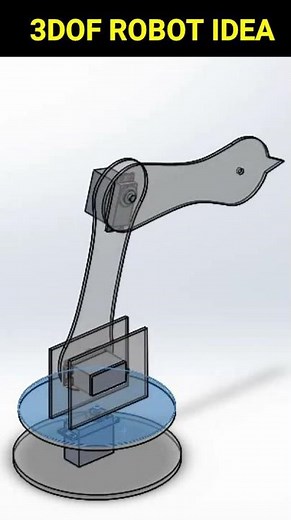 3 DOF Robotic Arm | 3 DOF Articulated Robotic Arm | Manas Robot #robotics #3DOF_Robot #robot