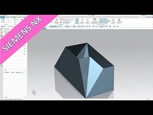 Through Curves - add and delete points - Siemens NX 12 Training - Surfaces