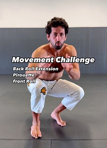 106K views · 1.9K reactions | ✨Movement Challenge✨ 1. Back Roll Extension 2. Pirouette 3. Front RollHere’s a fun gymnastics movement that will really test your skills. Who can do it?? 亮MOVE BETTER #jiujitsuflo #jiujitsu #movement #gymnastics | Ari Goldman | Facebook
