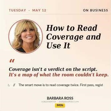 How to Read Script Coverage and Use It
