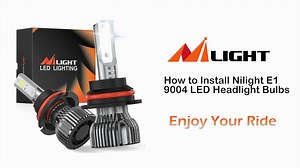 Watch Nilight E1 9004 LED Headlight Bulbs Installation Video on Amazon Live