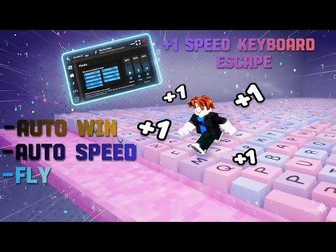 🔥INSANE SCRIPT🔥 - [UPD2] +1 Speed Keyboard Escape | AUTO WIN + AUTO SPEED