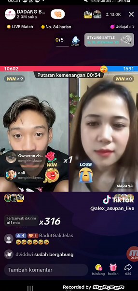 ASUPAN (@alex_asupan_live)’s videos with suara asli - ASUPAN