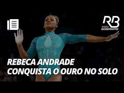 Rebeca Andrade é ouro no solo da ginástica artística | RB em Paris