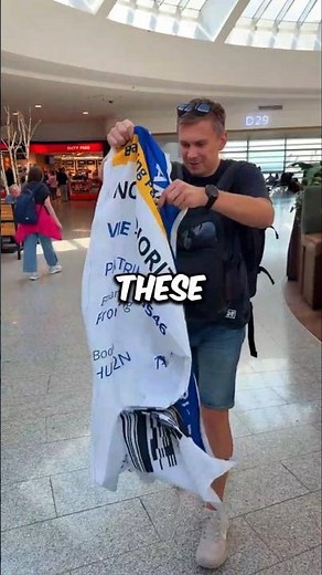 Gigantic Boarding Pass Prank!😅🤣