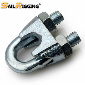 [Hot Item] Malleable Adjustable Galv Wire Rope Clips DIN741