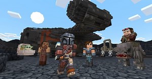In Minecraft werden jetzt Star Wars und The Mandalorian zum Pixelabenteuer