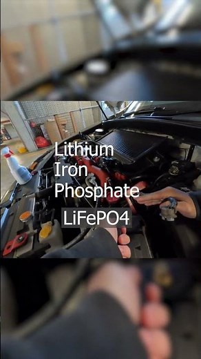 Lighter, more durable, more powerful! Lithium car battery conversion #lithiumax #lifepo4battery