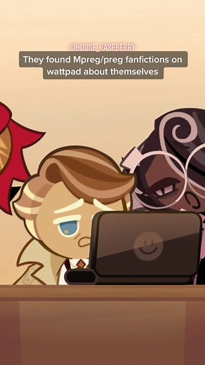 I spent too much time on a stupid mpreg joke #cookierunkingdom #Almondcookierun #Vampirecookierun #Redvelvetcookierun #Mpreg #Animation #ovenbreak