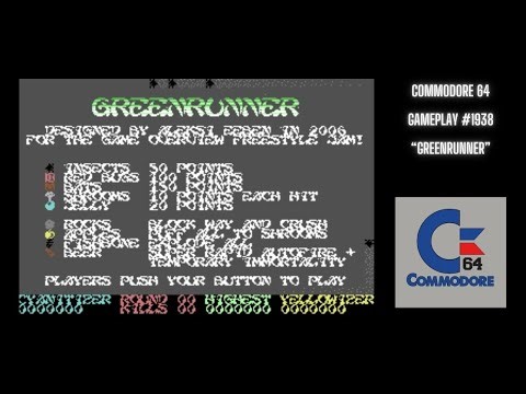 Greenrunner (Commodore 64 / Gameplay #1938)