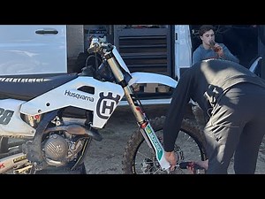 Dean Gregoire training Lommel . Husqvarna mx2 .