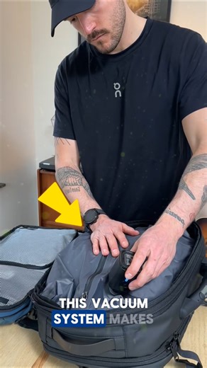 Vacuum-Powered Backpack