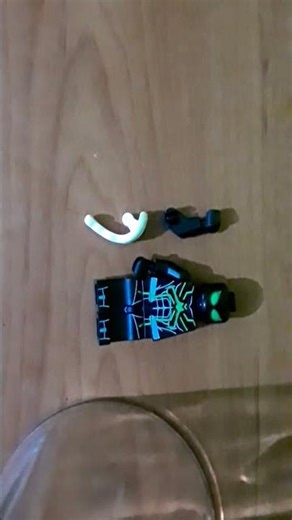 crafting a Lego spider man