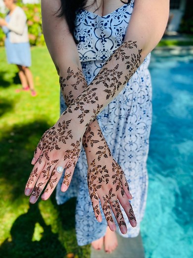 216K views · 3K reactions | Henna Artistry for a Fusion Wedding in...