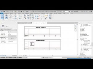 How to Create Door and Window Schedule in Revit