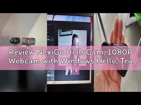 Review NexiGo HelloCam, 1080P Webcam with Windows Hello, True Privacy, Automatic Electronic Shutter,