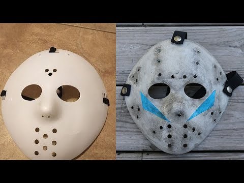 DIY $1 Walmart Jason Mask Rehaul - Friday the 13th Part 5 Tutorial