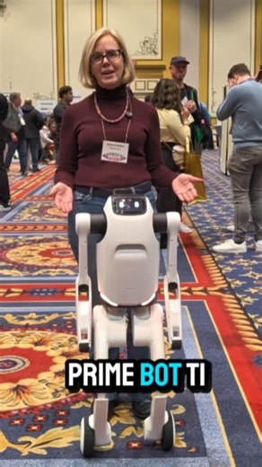 Checking out the Prime T1 humanoid companion robot at #ces2026. #gadgets #techgadgets #cooltech #robots | Techlicious
