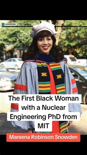 13K views · 1.6K reactions | The first Black woman with a PhD in Nuclear Engineering from MIT... Congratulations | RisingAfrica.org | Facebook