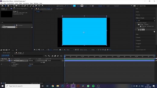 How To Make A CUSTOM Stinger Transition For Your Twitch Stream! Beginners Tutorial After Effects |
