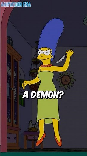 Marge Becomes Possessed By A Demon? #thesimpsons