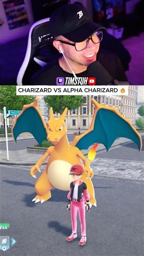 Alpha Charizard is full immersion 🔥 #pokemon #gaming #shorts
