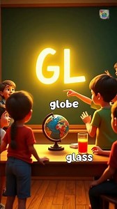 Consonant Blends with Letter L | Fun Phonics Learning for Kids #Shorts #amazespherekids