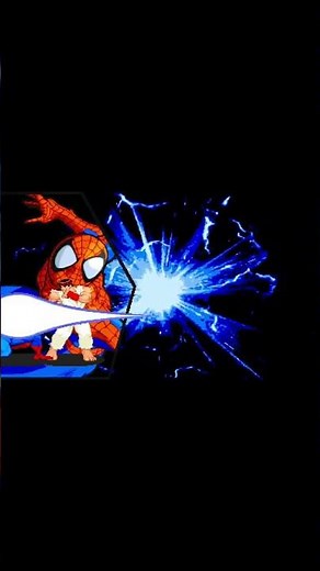 SPIDER-MAN'S INSANE HYPER COMBO 🕷️🔥 MASSIVE DAMAGE! | Marvel vs Capcom #Shorts