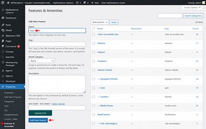 How to manage Features & Amenities - WP Residence Help