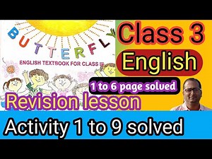 class 3 revision lesson activity 1 to 9