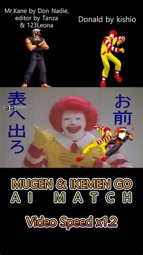 【MUGEN Ikemen GO】Donald vs Mr.Kane #mugen #ikemengo #games #aimatch