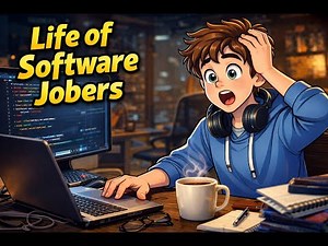 Life of a Software Engineer || Cartoon Adults || Aicrazytalks