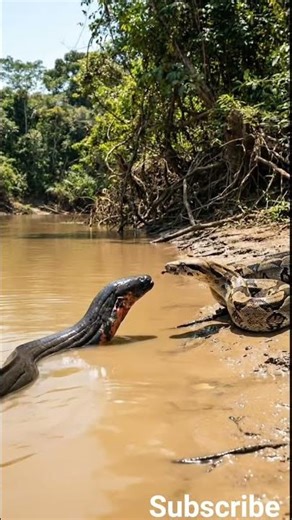 Sea fish vs python #animals #viralvideo #ai