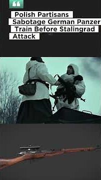 When Polish Partisans & Soviet Commandos sabotage German Panzer Train Before Stalingrad Attack