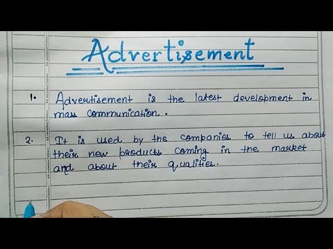 5 lines on Advertisement in English|Essay on Advertisement|Essay on Advertisement 5 ines