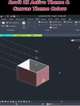 Change Revit UI & Canvas Theme Colors | Light & Dark Mode Setup 🚀 #shorts #ytshorts #Revit