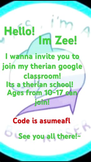 Join my google classroom! Therian school!~ \\ #therianthropy #therianschool #therianpride