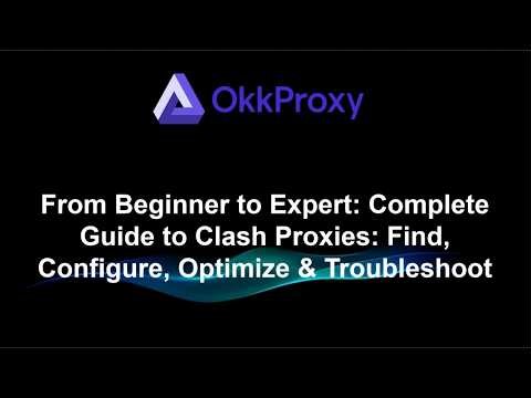 How to Set Up Proxies in Clash for Windows – Step by Step Guide